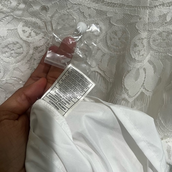 BB Dakota Jayce Lace Shealth Cocktail white Dress - Picture 9 of 12